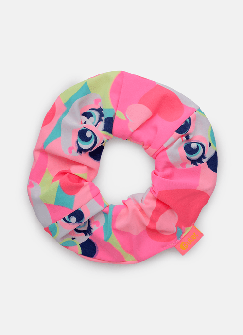 Elástico de Cabelo Panda Romântico