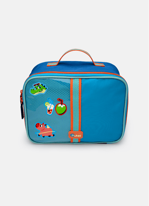 Necessaire Grande Color Block Azul