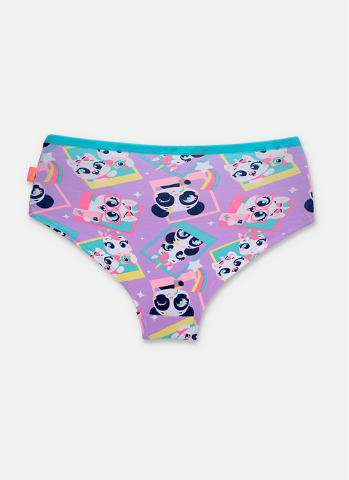 Calcinha Caleçon Algodão Feminina Multibichos Best Friend