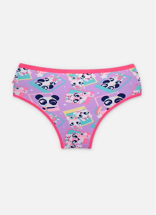 Calcinha Boneca Algodão Menina Teen Multibichos Best Friend