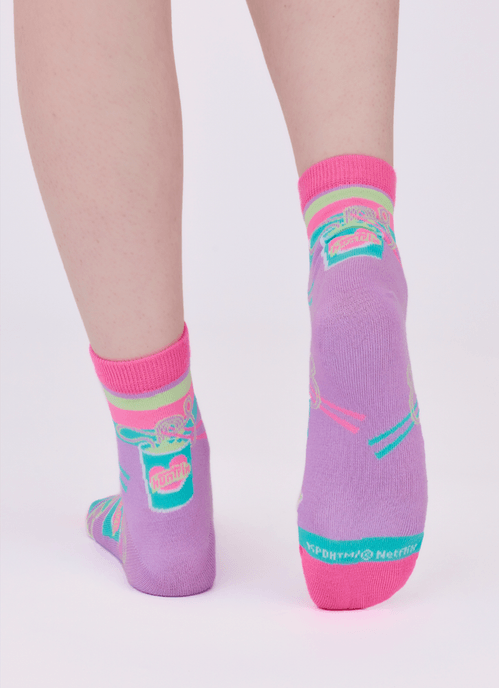 Meia Soquete Menina Guerreiras do K-Pop