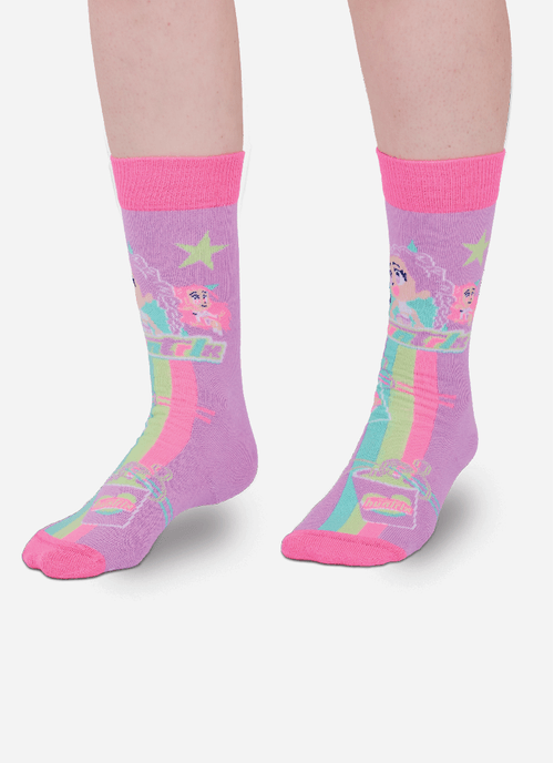 Meia Cano 3/4 Menina Guerreiras do K-Pop