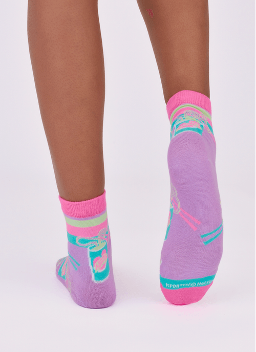 Meia Soquete Feminina Guerreiras do K-Pop