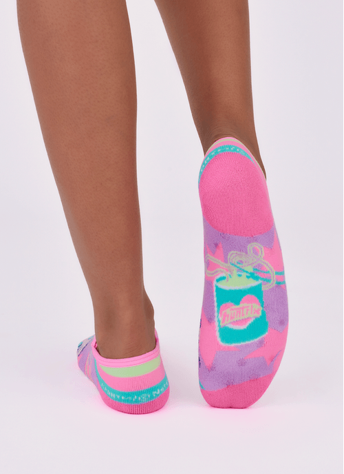 Meia Sapatilha Antiderrapante Feminina Guerreiras do K-Pop