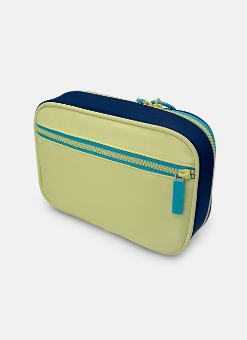 Estojo Grande Azul Marinho e Amarelo