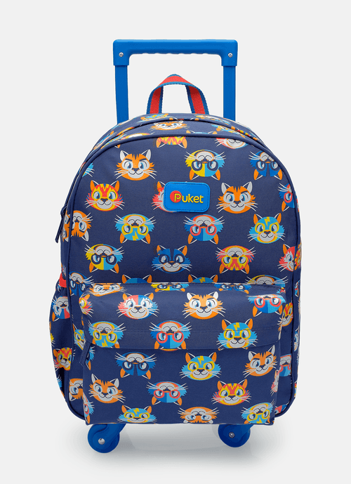 Mochila com Rodinha Média Tigre Lucha