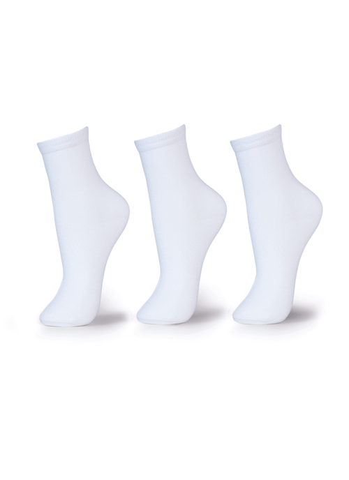 Kit com 3 Meias Unissex Kids Lisa