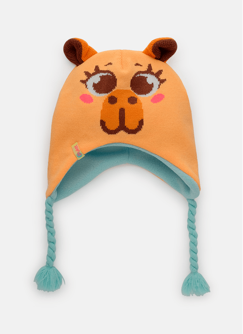 Gorro Bebê Menina Capivara