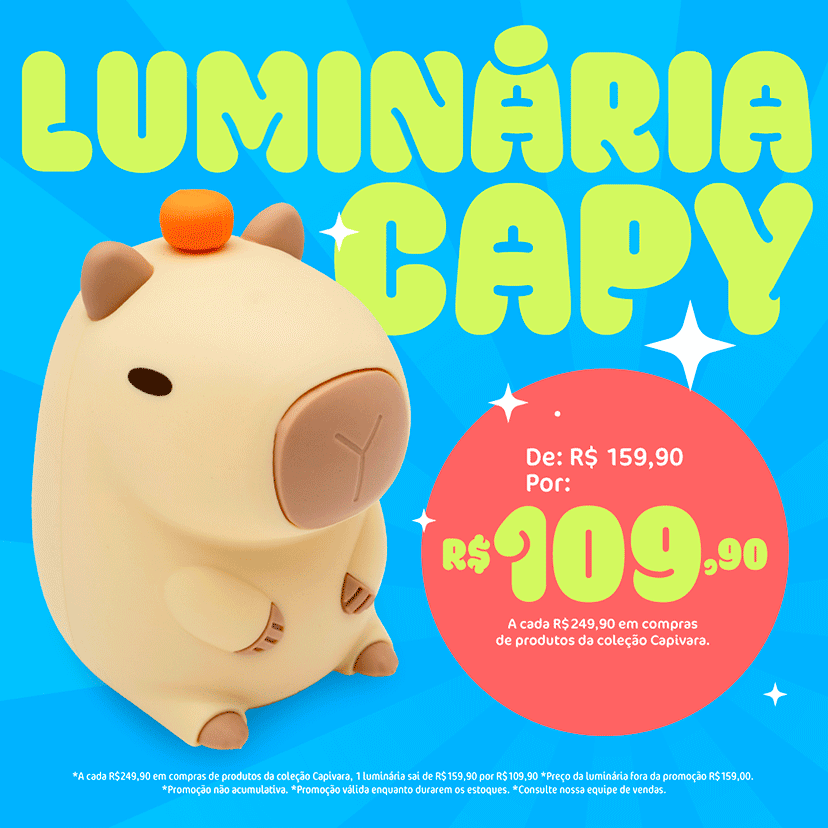 Ganhe uma Luminária de Capivara!