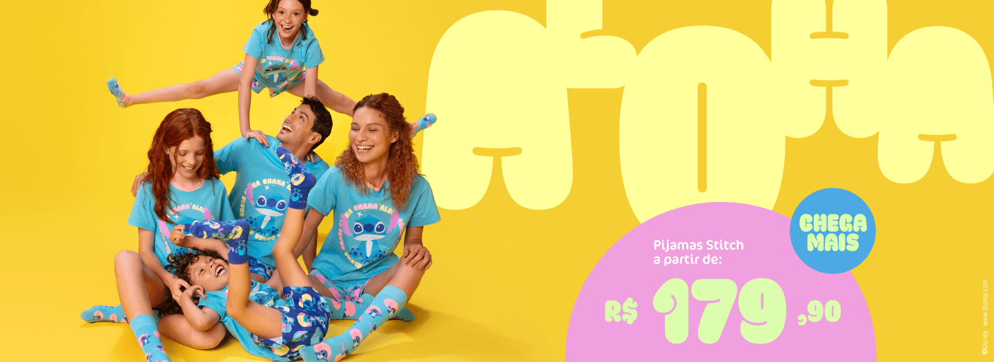 Olha quem aterrissou na Puket! Confira a coleção de produto do Stitch da Puke