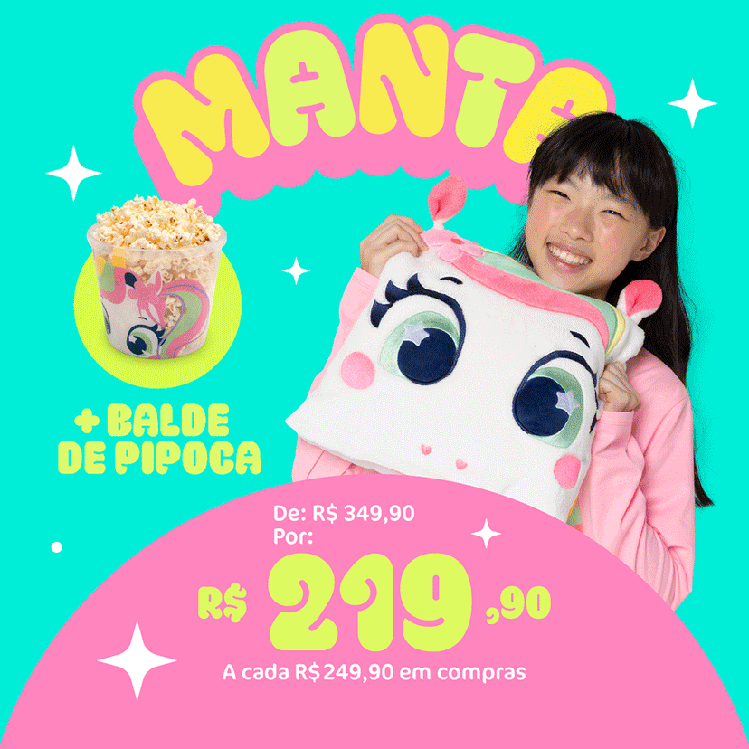 Manta a cada R$ 249,90 a manta sai de R$ 349,90 por R$ 219,90