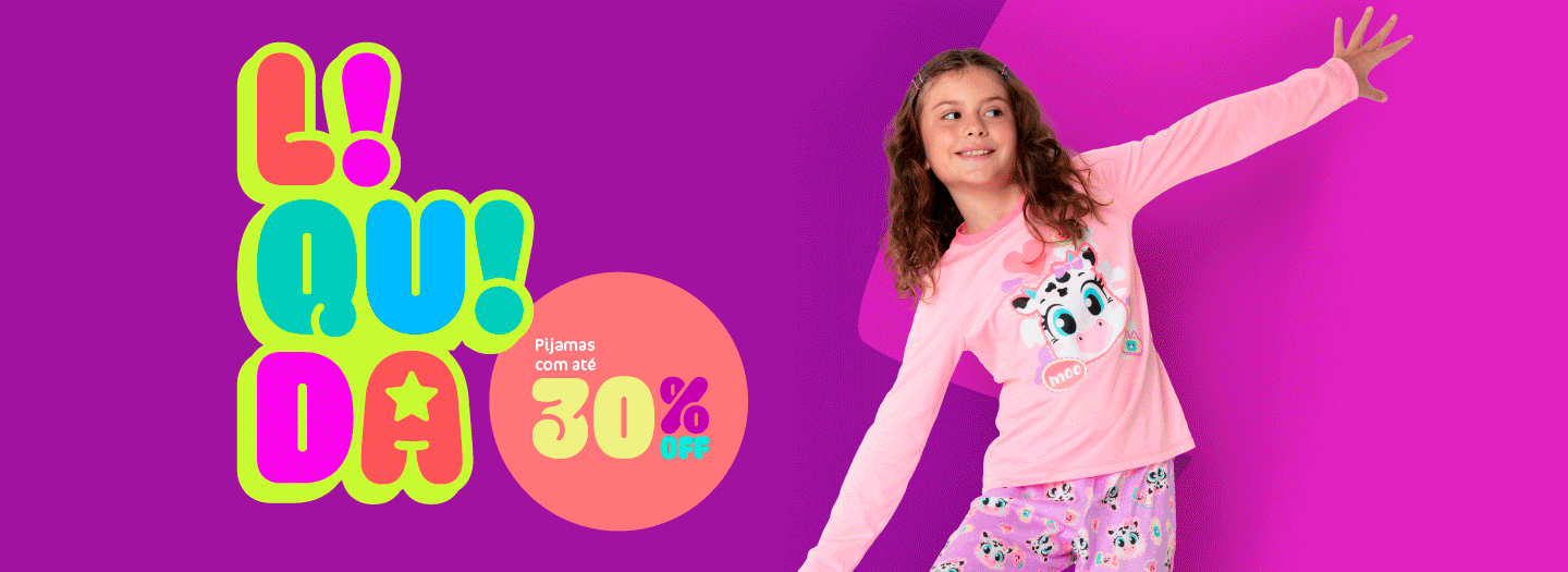 Liquida com até 30% de desconto em produtos selecionados! Vem ver!