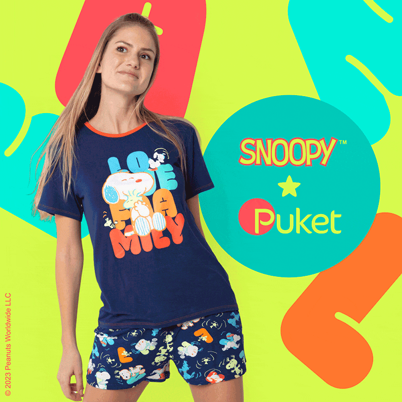 Conheça a nova coleção do Snoopy da Puket