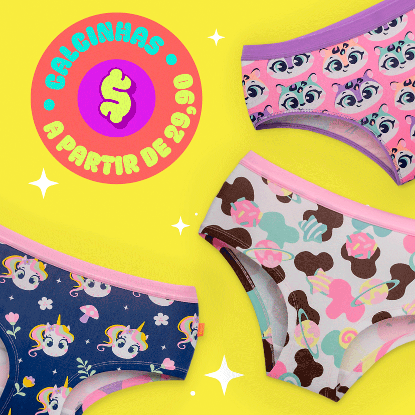 Calcinhas a partir de R$ 29,90! Aproveite!!