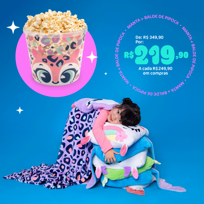 Manta a cada R$ 249,90 a manta sai de R$ 349,90 por R$ 219,90
